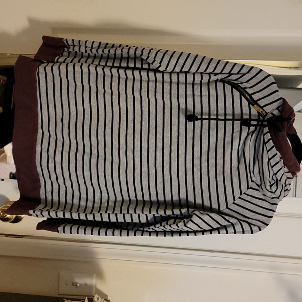 Ampers & ave Double hoodie sweater